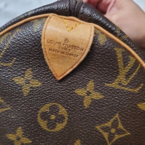 Authentic Louis Vuitton Monogram Canvas Top Handle Boston Bag - Picture 6 of 13